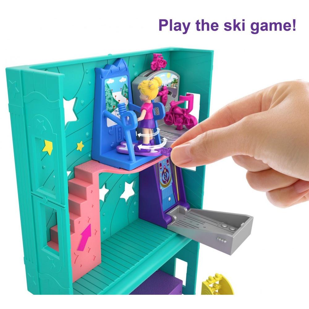 Polly Pocket Pollyville Arcade Playset With Micro Polly & Lila Dolls - image 4 of 7
