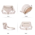 thumbnail image 4 of Bandolera Kuifang Beige de nylon resistente al agua para mujer, 4 of 6