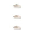 thumbnail image 4 of Youkk Fan-shaped For Vertical Space Utilization No Drilling Required Easy To Install Cream Cream 3Set, 4 of 6