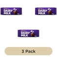 thumbnail image 2 of Cadbury Dairy Milk Chocolate Bar 180g, British Import (Pack of 3), 2 of 4