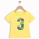 thumbnail image 3 of Camiseta de algodón para niños, camiseta con estampado digital de bloques de construcción para cumpleaños, ropa bonita para niños con nombre personalizado, camisetas blancas, 3 of 5