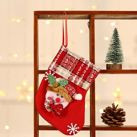 

Christmas Socks Gift Bag Pendants Children s Candy Bags Cartoon Socks Gift Bags