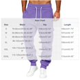 thumbnail image 4 of Men's Casual Cargo Sweatpants,Elastic Drawstring Waist,Loose Jogger Pants with Multi Pockets for Dinner Gathering, 4 of 6