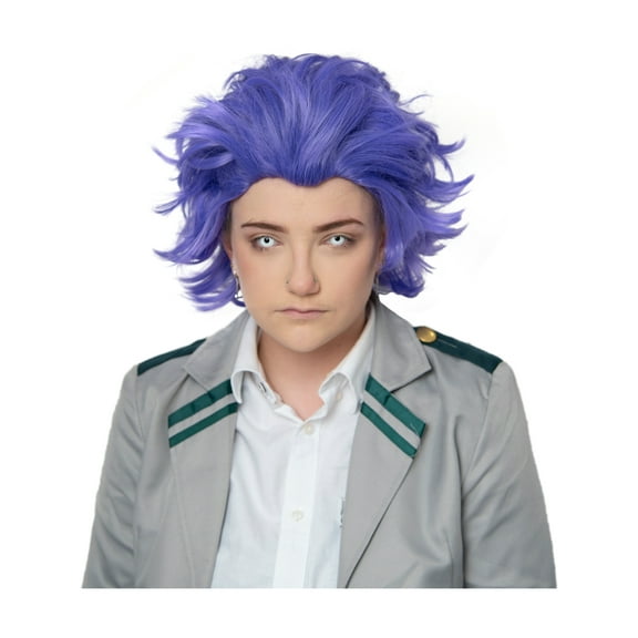 Karnival Costumes Adult's Anime Hero Purple Spike Wig Costume Accessory