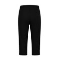 thumbnail image 5 of Lenpel Capri Leggings for Women Soft Casual High Waisted Slim Cropped Athletic Yoga Pants Running Workout Capris, 5 of 6