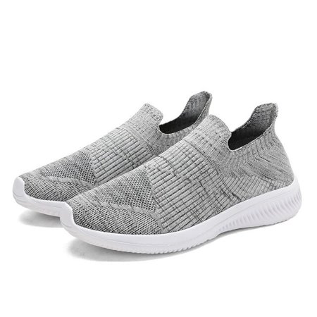 

KEEROP Fashion Trend Men Sneakers Flying Woven Male Breathable Men s Work Sports Shoes Outdoor Spring Running Casual Sneakers