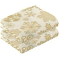 thumbnail image 2 of GZHJMY Face Hand Towel Set Golden Snowflakes Cotton Washcloths, Quick-Dry Highly Absorbent Bath Towel- Pack of 2 Washcloths, 2 of 7