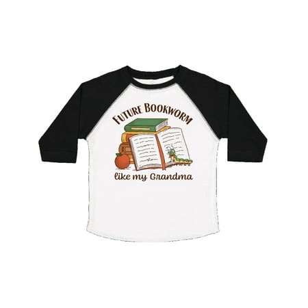 

Inktastic Future Bookworm Like My Grandma Gift Toddler Boy or Toddler Girl T-Shirt