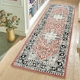 thumbnail image 4 of Gertmenian Heirloom Fluer Traditional Oriental Rose Indoor Area Rug, 2x6 Runner, 4 of 9