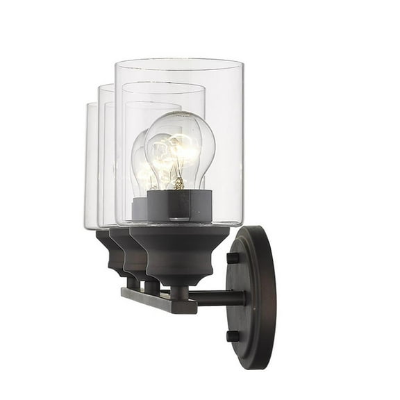 Gemma 3-Light Oil-Rubbed Bronze Vanity