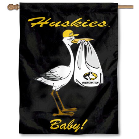 michigan tech huskies new baby banner walmart com