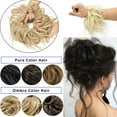 thumbnail image 3 of DODOING Messy Bun Hair Piece Hair Extensions Hairpiece Synthetic Hair Extensions Scrunchies Hairpiece Fake Hair Scrunchie for Women, 3 of 8