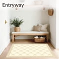 thumbnail image 3 of ODIKA 6'x9' Machine Washable Non-Slip Area Rug, Elegant Quatrefoil with Neutral Tones and Chic Design High Traffic Rug, Beige, 48443, 3 of 7