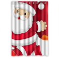 thumbnail image 1 of EREHome Christmas Xmas Shower Curtain Polyester Fabric Bathroom Decorative Curtain Size 48x72 Inches, 1 of 1