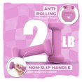 thumbnail image 4 of Juego de mancuernas Yes4All de neopreno hexagonal antideslizante de 1 kg, color morado, 4 of 8