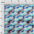 thumbnail image 2 of oneOone Cotton Cambric Medium Blue Fabric Tie Dye Sewing Craft Projects Fabric Prints By Yard 56 Inch Wide, 2 of 5