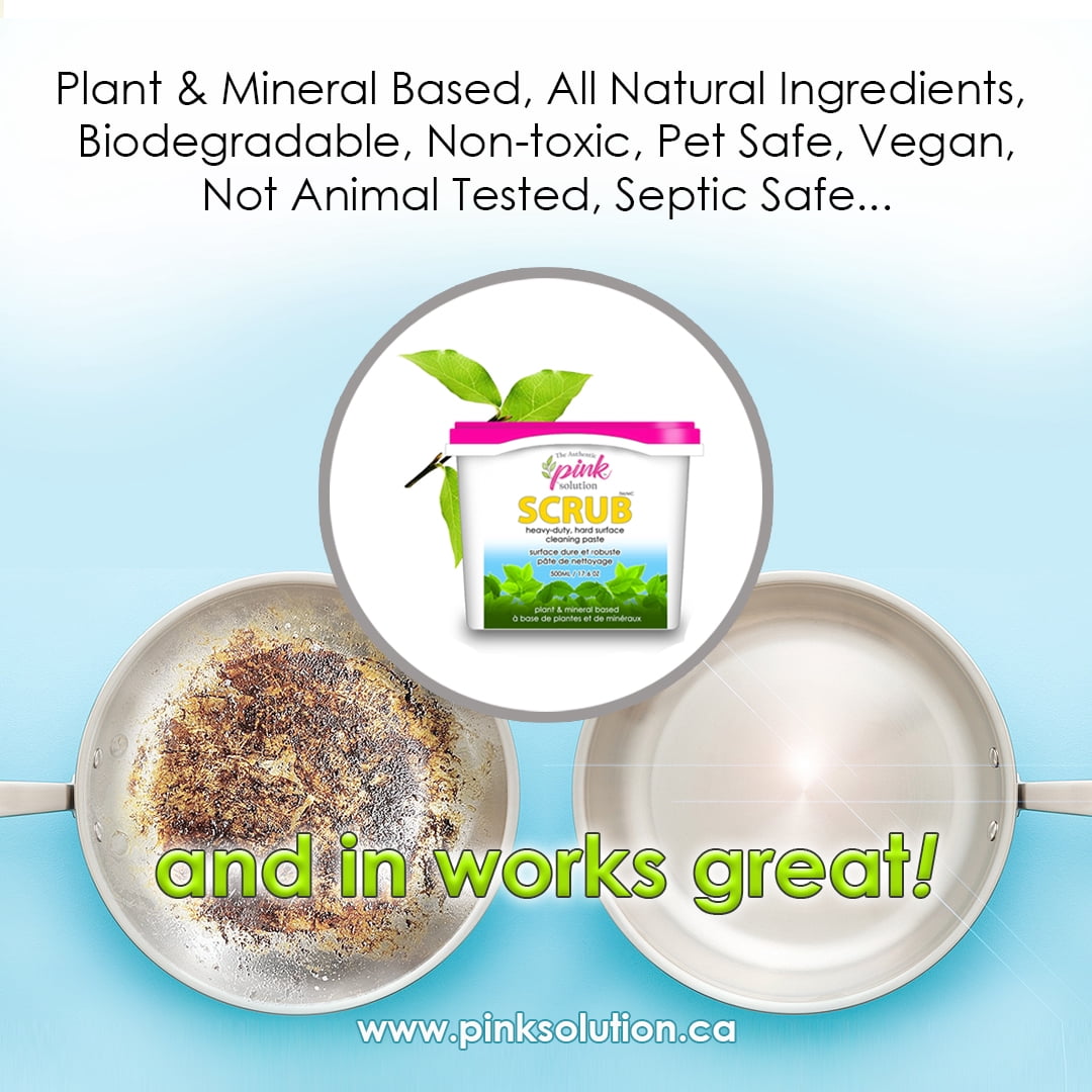 Pink Solution SCRUB Détachant surfaces dures, 500ml