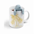 thumbnail image 2 of Silicone Tea Maker Manatee Tea Maker Creative Silicone Dolphin Tea Bag Strainer Tea Strainer 2pcs, 2 of 5