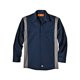 thumbnail image 1 of LL524 WD COLORBLCK LS IND CAMISA DE TRABAJO DARK NAVY/ SMOKE M Nave de la gota de Dickies LL524, 1 of 1