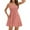 Pink Summer Dresses Clearance, variant on OSFVNOXV Tennis Dress for Women with Pockets,Summer UPF50 Boho Mini Dress,U Neck Loose Fit Tiered Ruffle Short Beach Dress