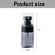 thumbnail image 2 of 4PCS Botellas de spray de viaje Botellas de spray de plástico transparente vacías recargables Atomizador de enjuague bucal de perfume Botella de aerosol de tamaño de viaje - Gris, 2 of 6