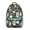 Greenish-blue-7, variant on Polar Bear Cartoon Print School Backpack – Cute Brown Bear Design with Winter Forest Hunting and Artistic Patterns