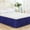 Navy/78W x 80Linch, variant on XMMSWDLA Wrap Around Ruffled Lace Bed Skirt, Elastic Dust Ruffle with Adjustable Belts,15 Inch Drop Easy To Put On, Bed Frame Cover, Machine Washable (King/Queen-15)