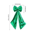 thumbnail image 3 of Big Green Bows Christmas Tree Topper Bows 40*16in Large Satin Bow for Hoom Wall Backdrop Room Decorations for Wedding Birthday Party, 3 of 9