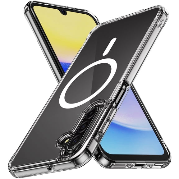 Nakedcellphone Transparent Series for Samsung Galaxy A17 5G Phone Case, Clear Acrylic - Compatible with MagSafe Mounts