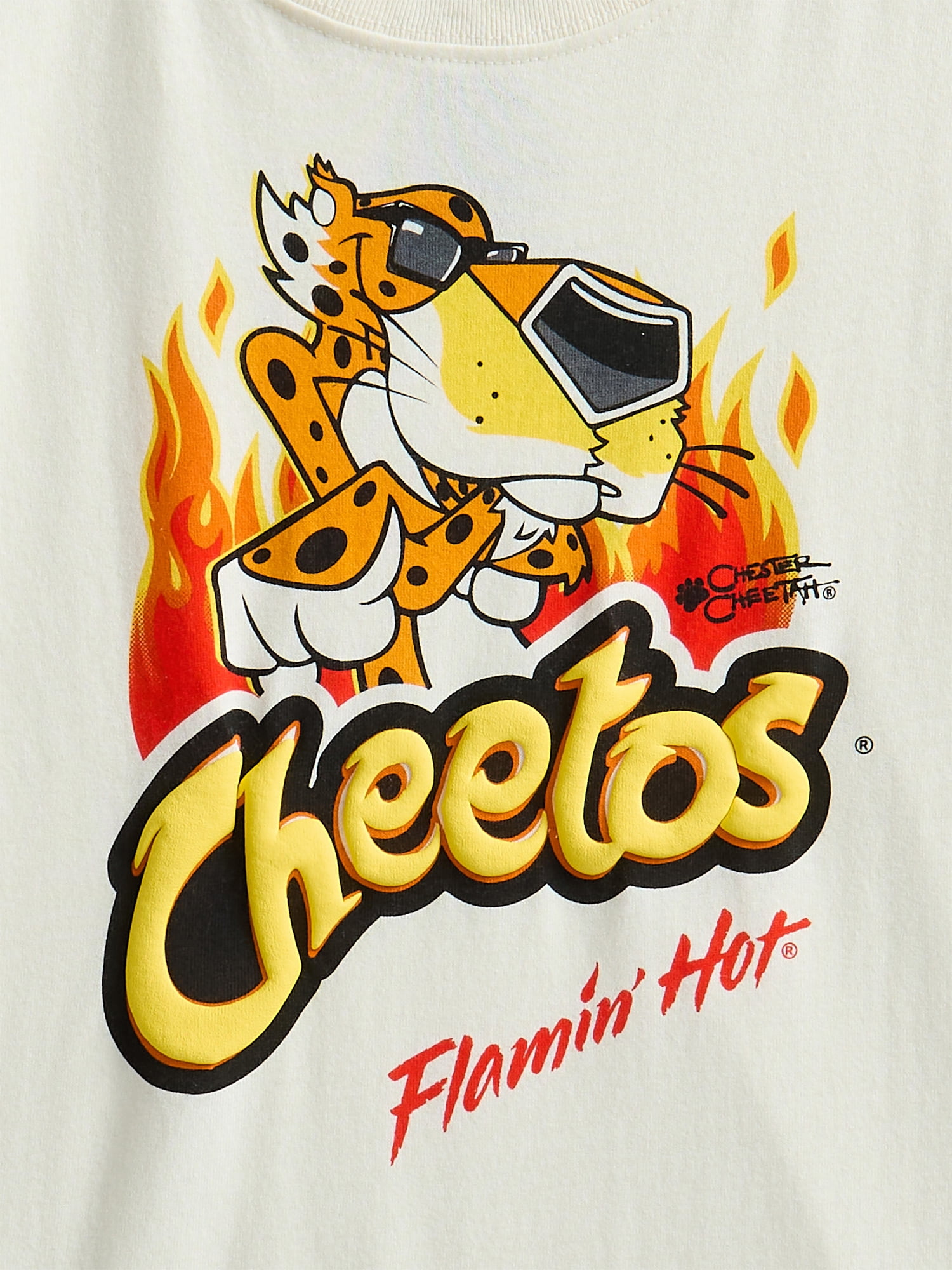 Flaming Hot Cheetos Boys Graphic Tee with Short Sleeves, Sizes 4-18