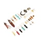 thumbnail image 1 of Anillos para trenzas de cabello, 150 piezas Anillos para trenzas de cabello Anillos para trenzas de cabello de metal Cuentas de rastas de aleación Confiabilidad excepcional, 1 of 12