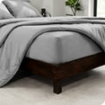 thumbnail image 3 of Bare Home 5-Piece Heathered Bed in a Bag, Twin XL, Heather Charcoal, 3 of 6