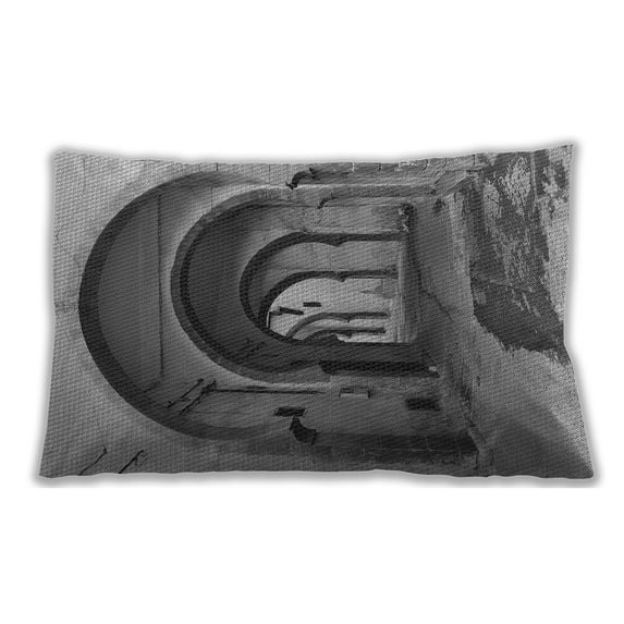 Ahgly Company Indoor Rectangular Contemporary Lumbar Throw Pillow, 13 inch by 19 inch