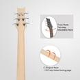 thumbnail image 4 of Glarry 44 Inch GIB Electric Bass Guitar 6 String, H-H Pickup, Laurel Wood Fingerboard with Bag, Black, 4 of 12