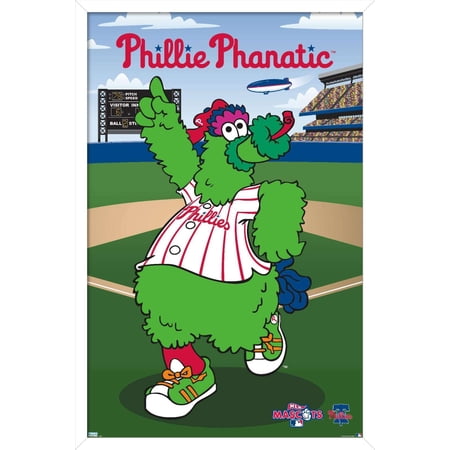 MLB Philadelphia Phillies – Phillie Phanatic Wall Poster 14.725 x 22.375 Framed