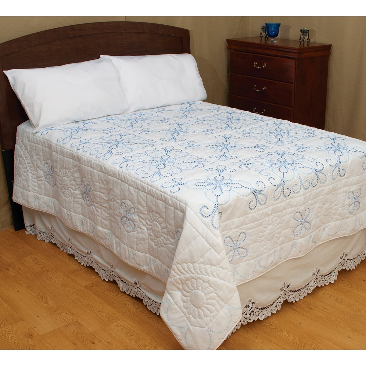 Jack Dempsey Trapunta Lap Quilt Da Ricamo - Tema Great Outdoors, 96,5x147 Cm, Tessuto Misto Cotone/Poliestere
