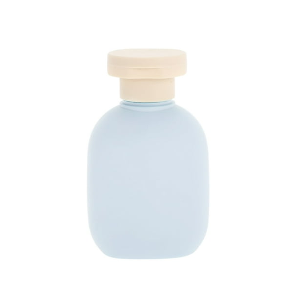 Dispensador de Jabón Plano con Tapa Volteable de 1 Pc para Baño 3.38oz Azul