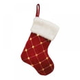 thumbnail image 6 of Christmas Stockings 4 Pack for Family, Mini Embroidery Gold Sequins Christmas Stockings Red Luxury Faux Fur Xmas Stocking for Xmas Tree Holiday Party Decoration, 6 of 6