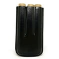 thumbnail image 5 of Black Leather 3-Finger Cigar Case – (Law Enforcement – Gold), 5 of 6
