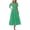 Green, variant on PRETTYGARDEN Womens Summer Maxi Dresses Casual Puff Sleeve V Neck Smocked Flowy Eyelet Cotton Dress Spring Sundress