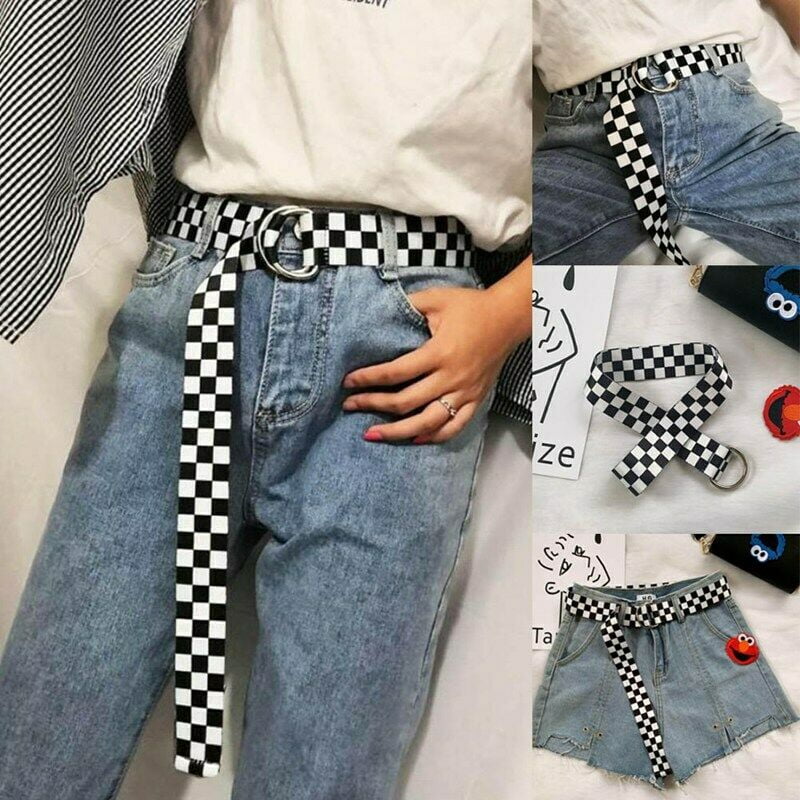 Checkered belt outfit Clearance