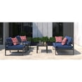 thumbnail image 3 of Afuera Living Modern / Contemporary Outdoor Coffee Table in Gray Gunmetal, 3 of 8