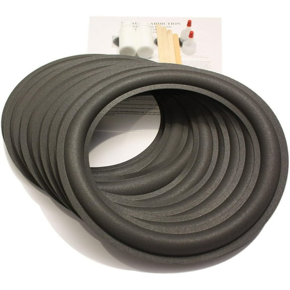 Foam Speaker Surround Repair kit for Carver Amazing 12" Repairs 8 Woofers !!!