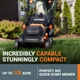 thumbnail image 4 of Worx WG779.1 40V Power Share 4.0Ah 14" Cordless Lawn Mower with 2 Batteries and Charger Included, (Bag Sold Separately If Needed), 4 of 13