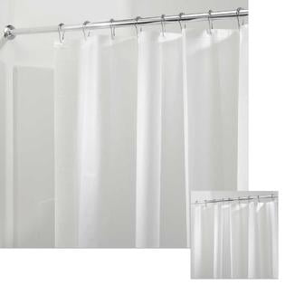 PEVA Frost Shower Curtain Liner With Magnets  Mildew-Free  Soft Non-Toxic Plastic 72
