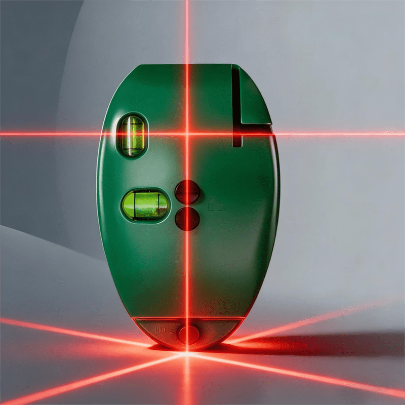 90 Degree Laser Level Electronic Infrared Line Level High Precision Long Distance Wall Level Tool Battery Powered Portable Measu