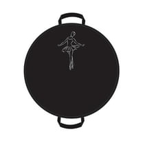 Danshuz Girls Black Clear Peekaboo PU Back Pro Tutu Bag 43.5" x 43.5" x 5"