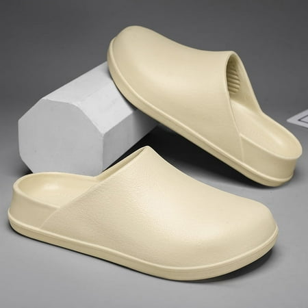 

Men Clogs Dupes Wide Round Toe Mules Lightweight Comfortable House Slipper Soft Slip On Shoes