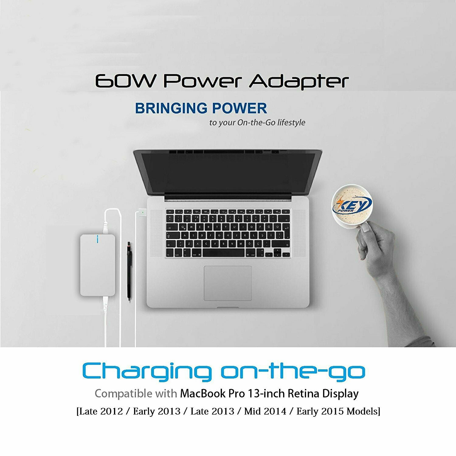 Adaptateur Chargeur A1435 60W pour Macbook Pro Retina 13” A1425 2012 2013