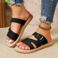 thumbnail image 2 of Dakaela Sandals for Women 2026 Open Toe Buckles Dressy Beach Summer Flats Comfortable Arch Support Walking Fisherman Slides Shoes Size 6-10, 2 of 8